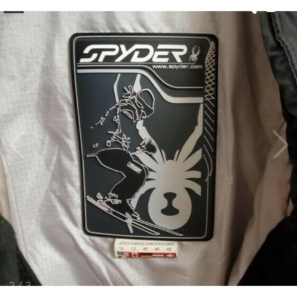 Spyder Skiing Jacket Womens Size 12 - Picture 3 of 3